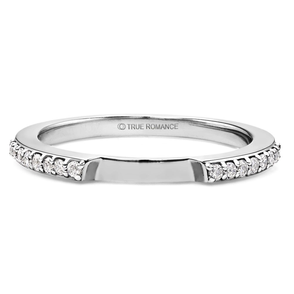 14k White Gold Emerald Cut Double Halo Diamond Engagement Ring