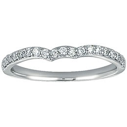 Rm1145-14k White Gold Infinity Engagement Ring