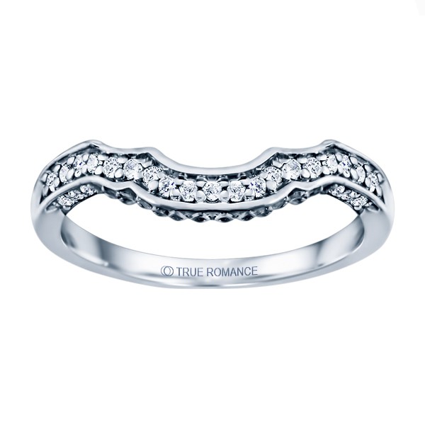 Rm1256e-14k White Gold Halo Engagement Ring