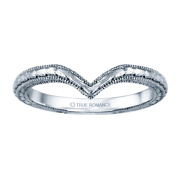 Rm1316m-14k White Gold Vintage Engagement Ring
