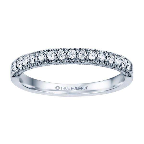 Rm1457 -14k White Round Cut Cushion Halo Diamond Vintage Engagement Ring