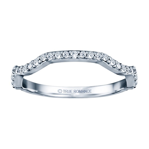Round Cut Double Halo Diamond Infinity Engagement Ring