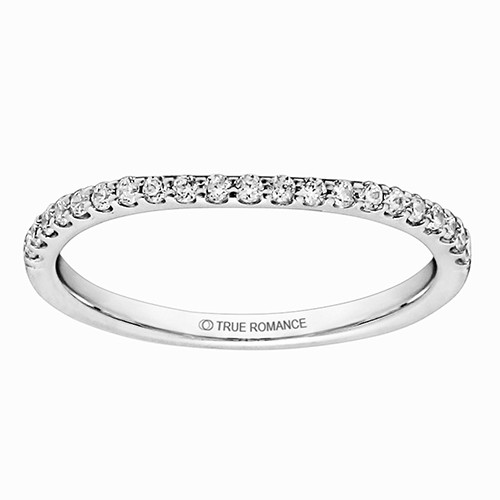 RM1546-14K White & Rose Gold Infinity Engagement Ring.