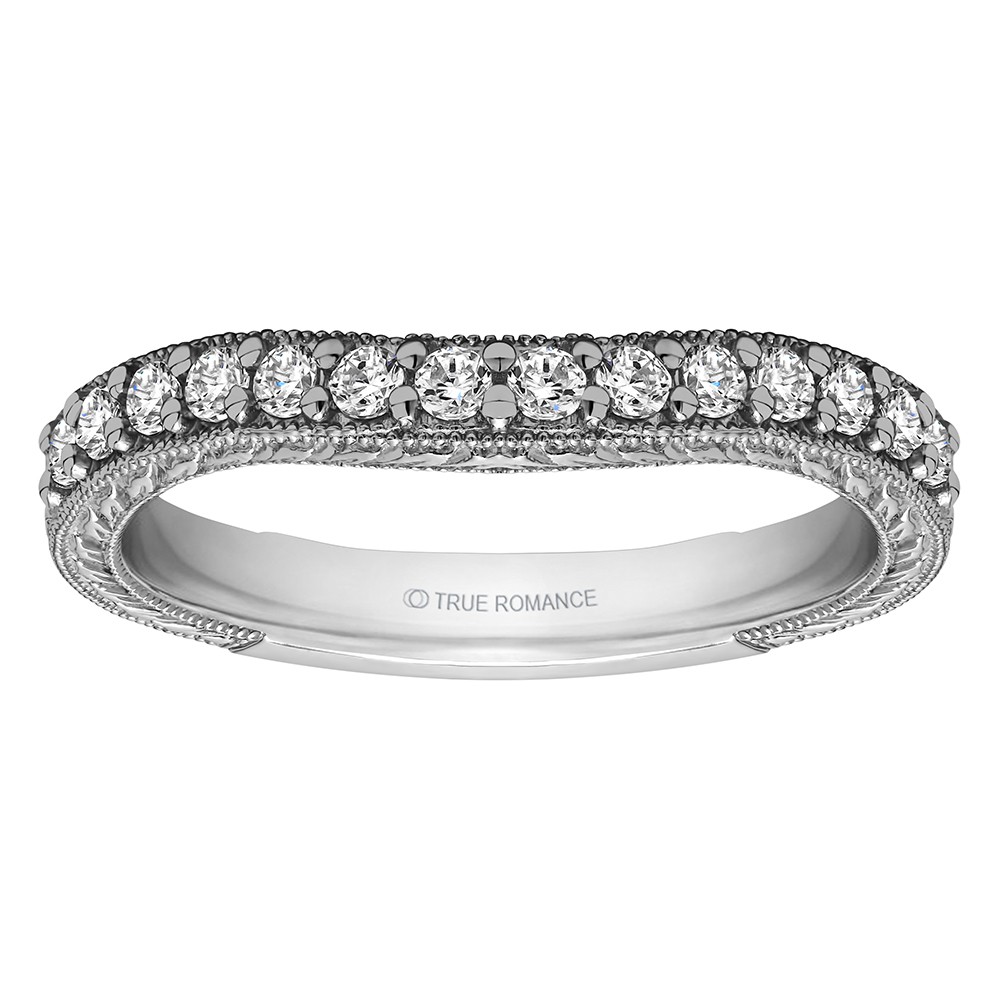 Round Cut Diamond Vintage Engagement Ring
