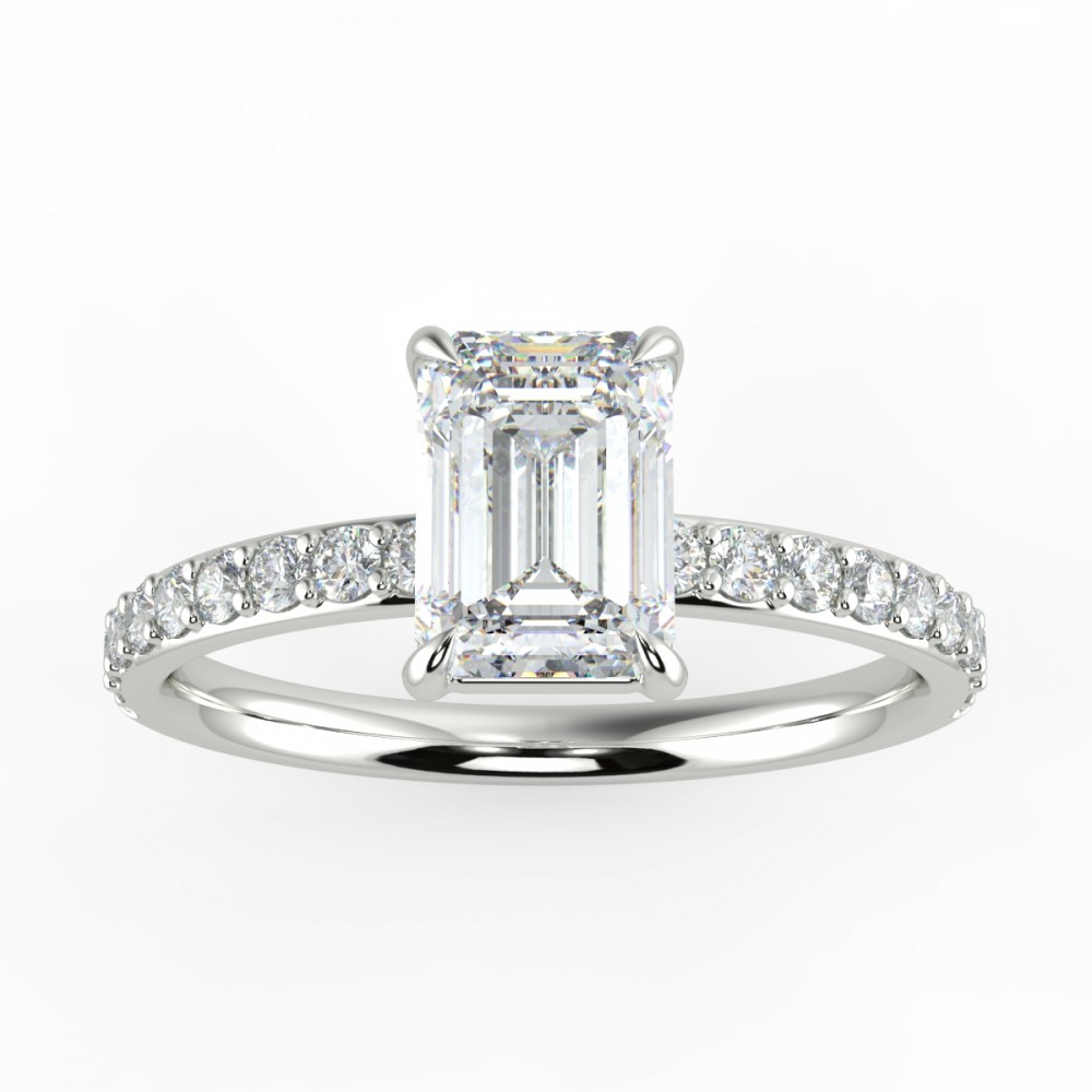 Emerald Traditional HIDDEN HALO COMFORT FIT