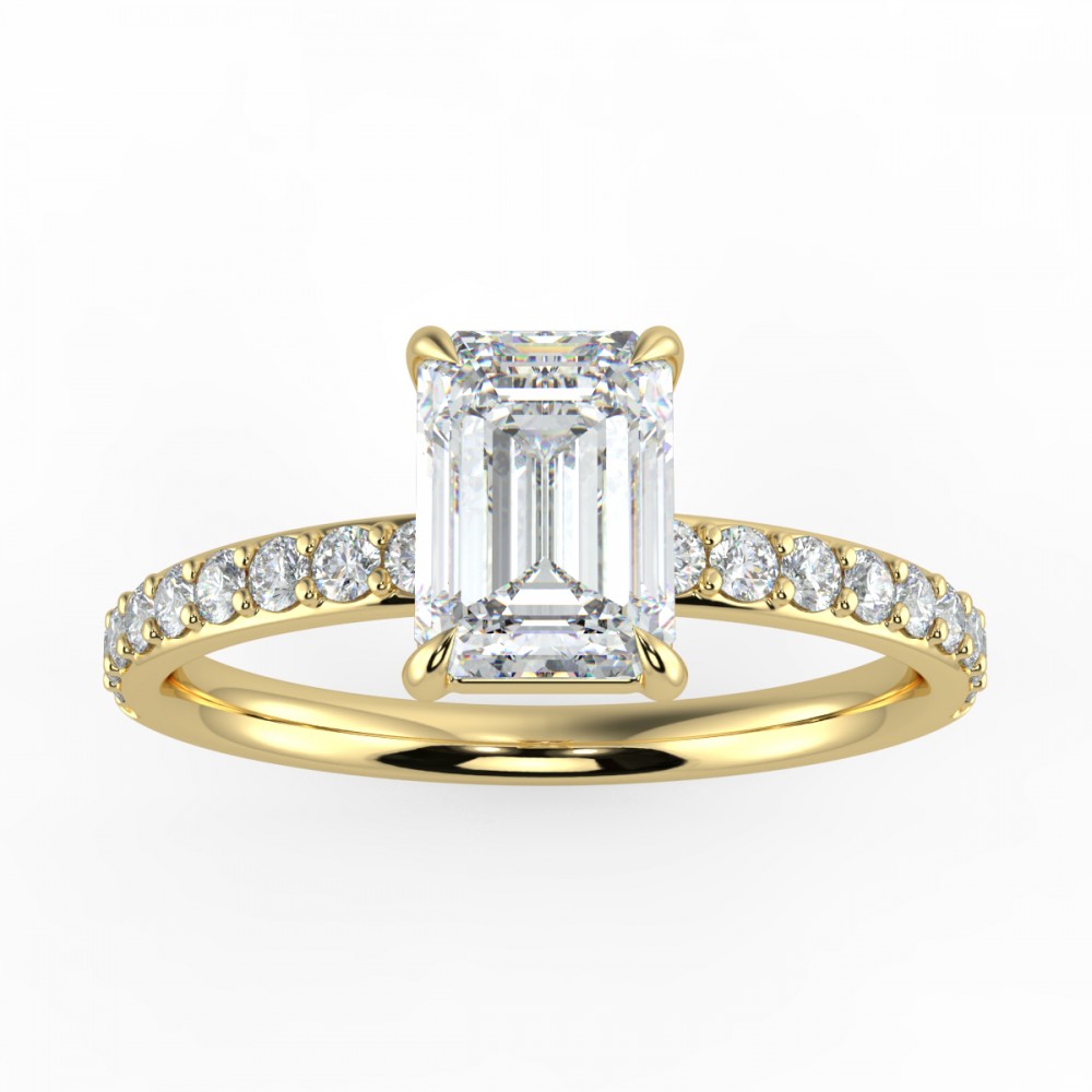 Emerald Traditional HIDDEN HALO COMFORT FIT