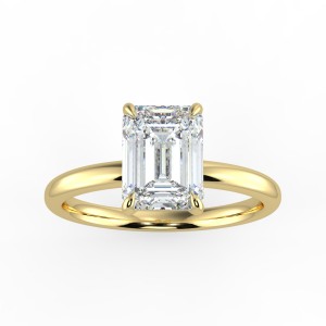SOLITAIRE RING 1.50 EC BUITL IN CENTER
