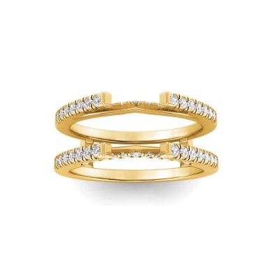 Near Colorless Lab Diamond Surprise Gala Pavé Band Jacket