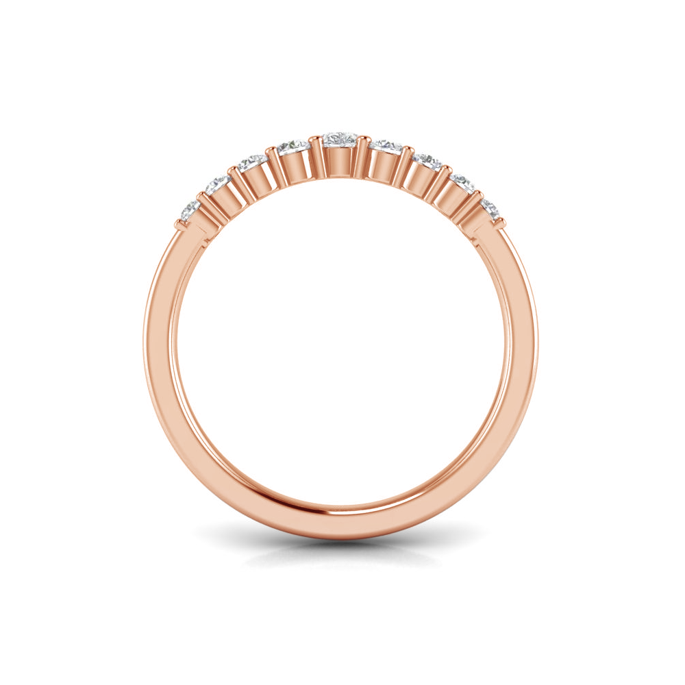 0.48 RD/PS WEDDING BAND