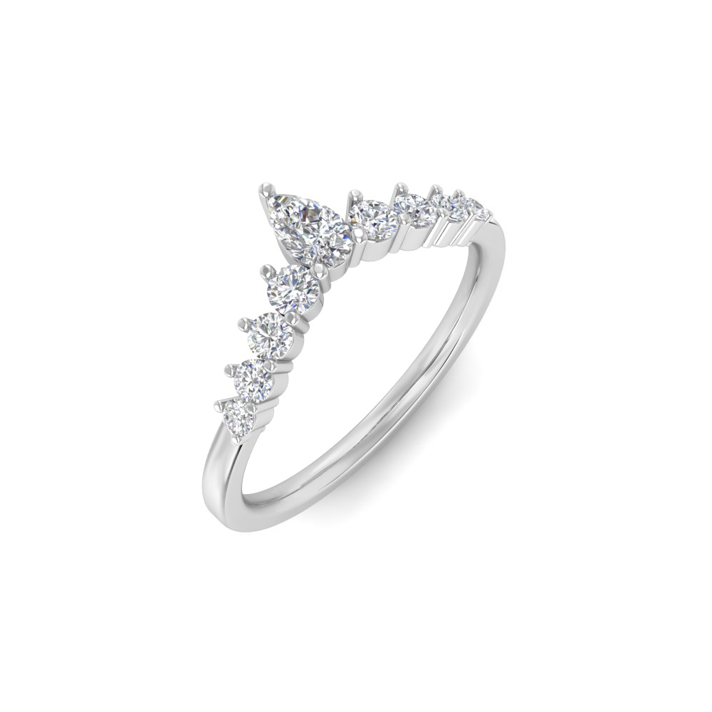 0.48 RD/PS WEDDING BAND