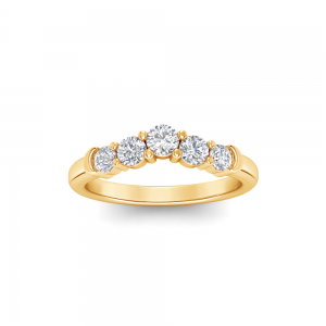 5 GRADUATED DIAMONDS 1CT RD DIAMOND WEDDING