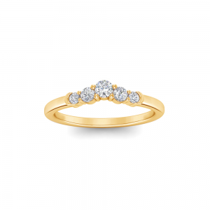 .19 RD DIAMOND WEDDING  5 GRADUATED DIAMONDS