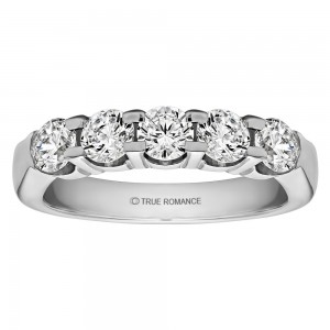 White Gold Straight Band
