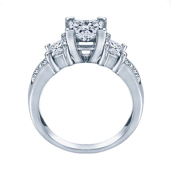 Rm500-14k White Gold Engagement Ring From Nostalgic Collection