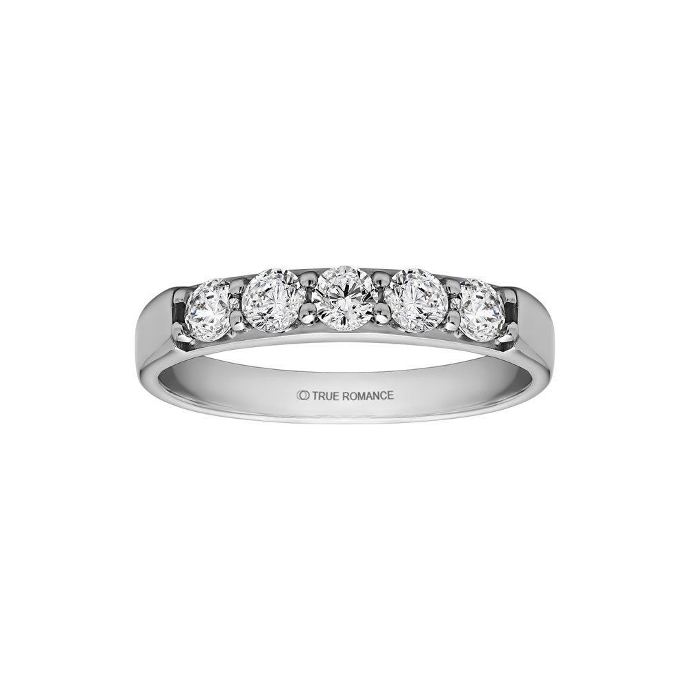 White Gold Straight Band