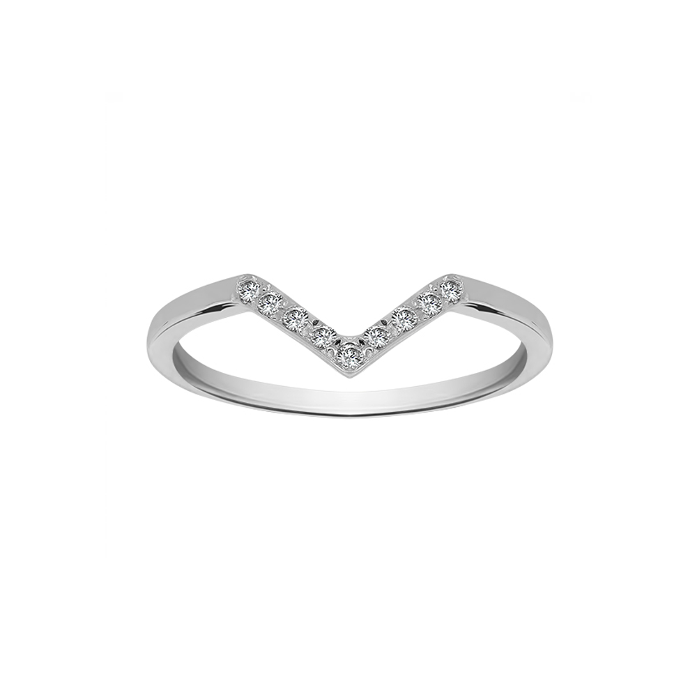 V Shaped Channel Tiara Band