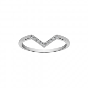 V Shaped Channel Tiara Band