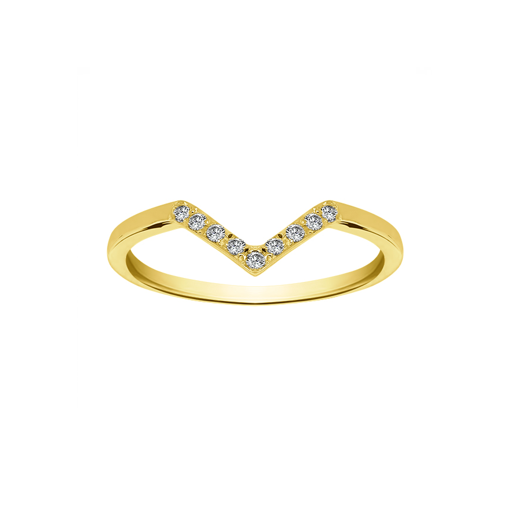 V Shaped Channel Tiara Band