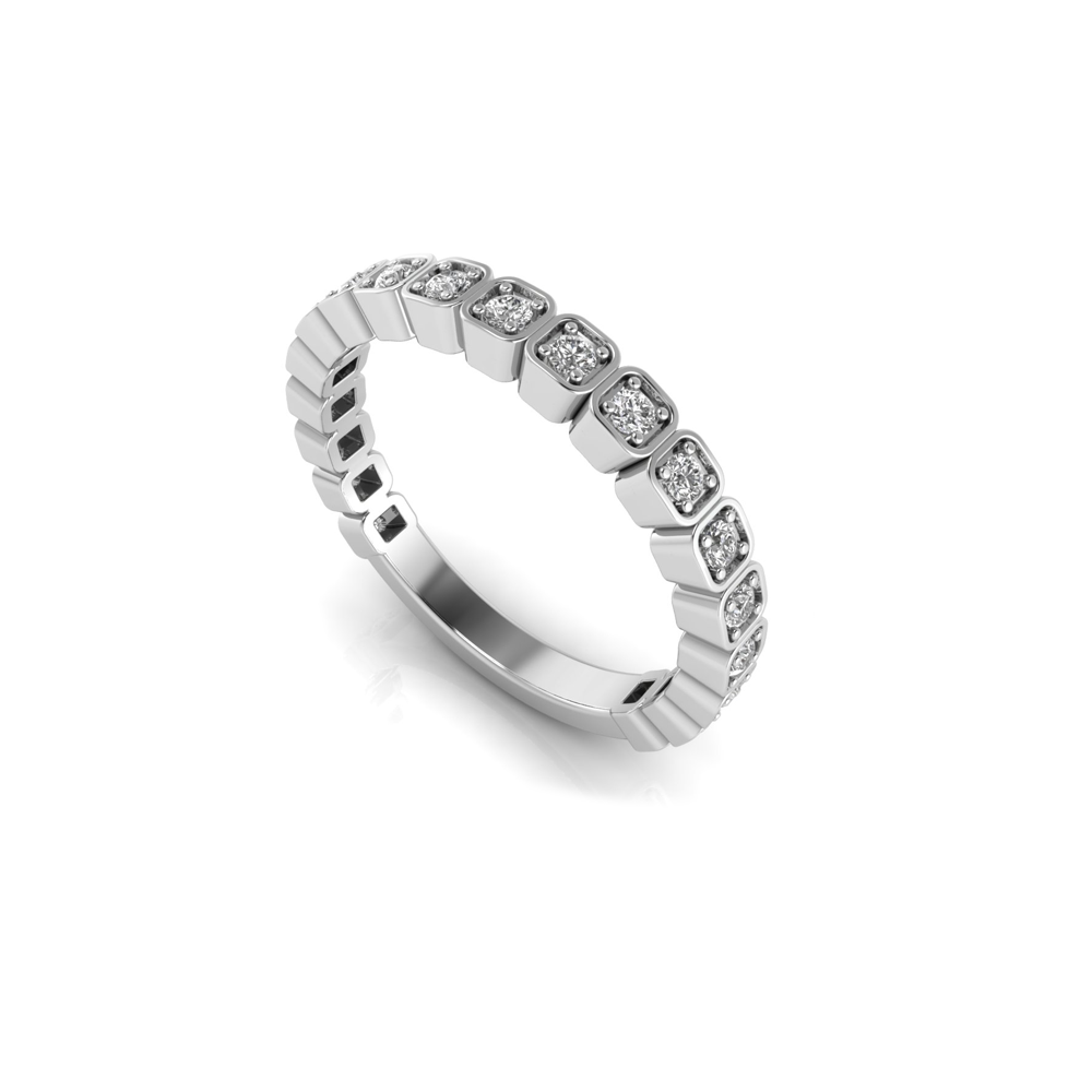 Ice Cube Diamond Band