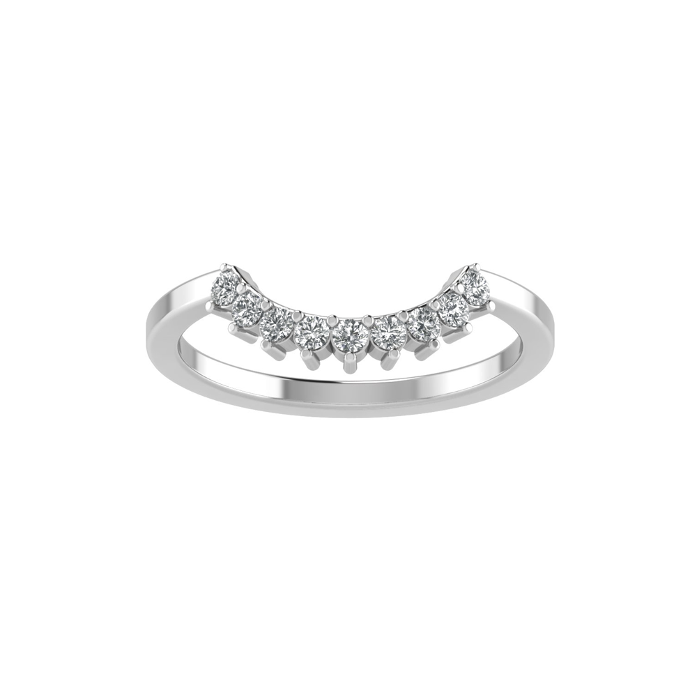 Prong Nine Stone Tiara Band