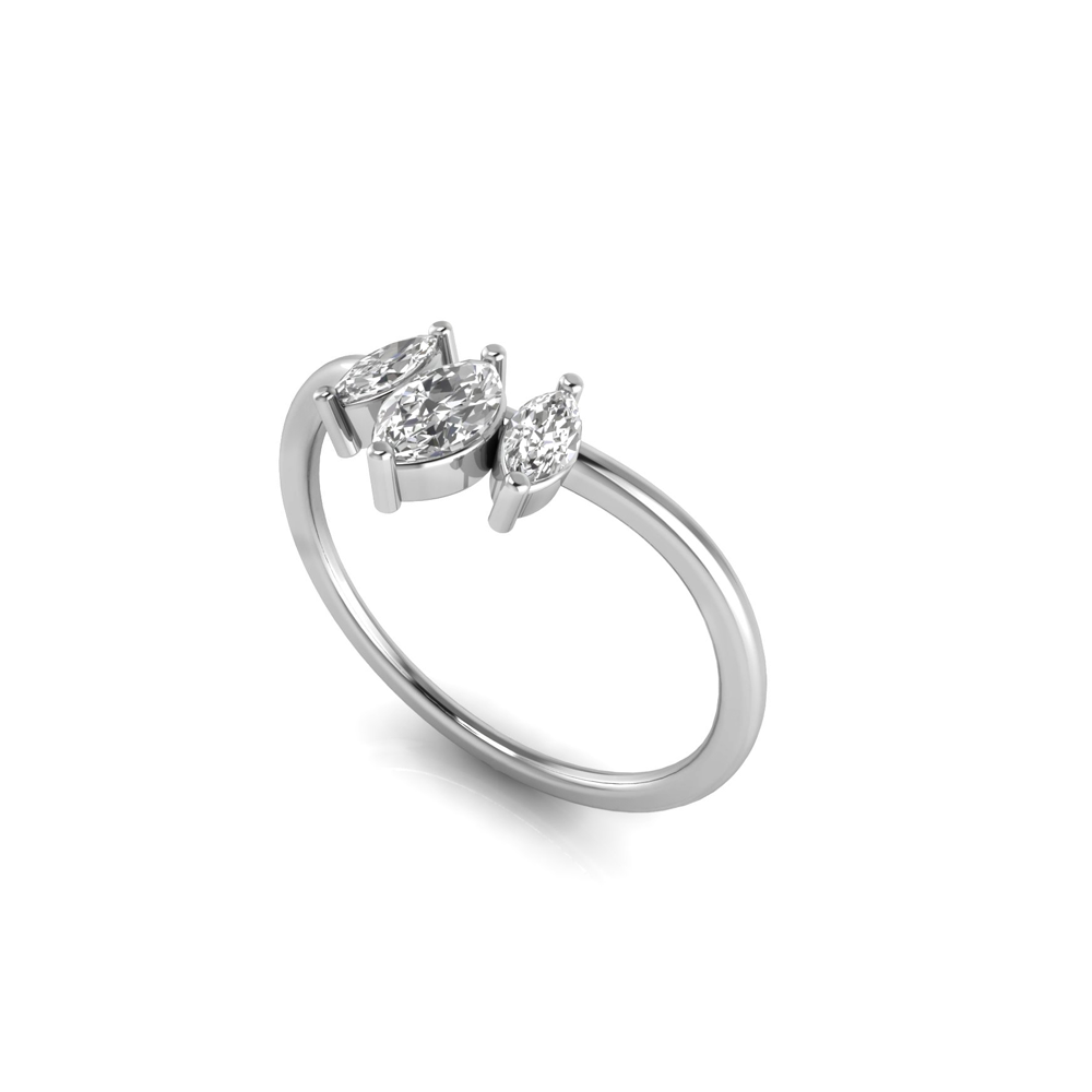 Three Marquise Tiara Band