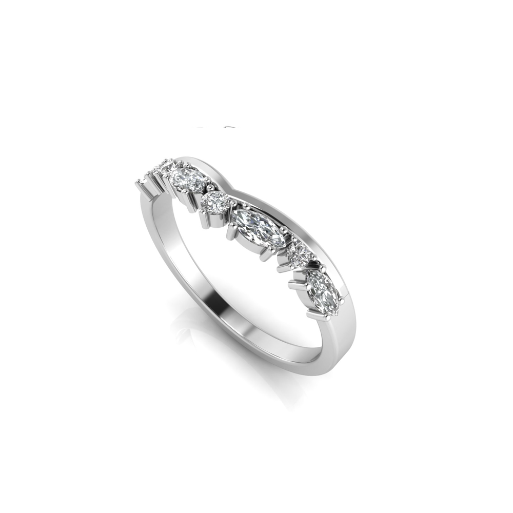 Ripple Alternating Tiara Band