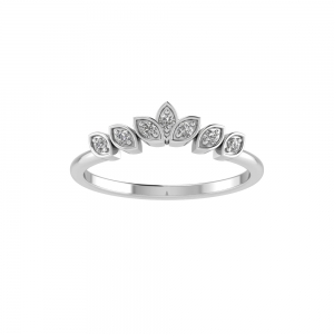 Floral Seven Stone Tiara Band