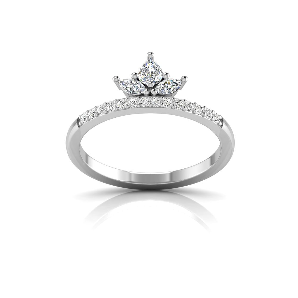 Three Stone Marquise Crown