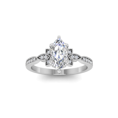 Diamond Engagement Rings | Prong Set Engagement Rings | Ring Insert