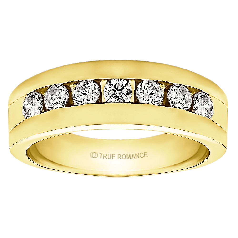 .98 RD DIA GENT_S RING  7 ROUND DIAMONDS