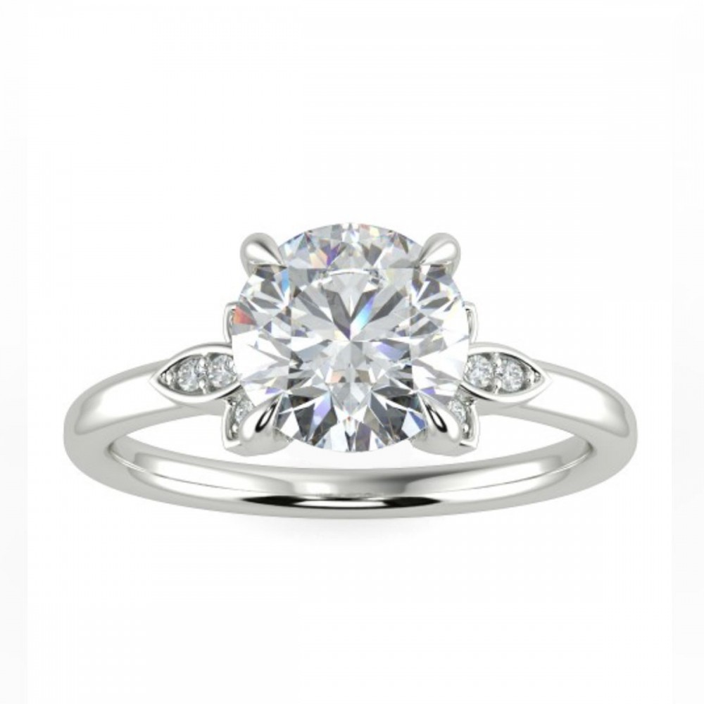 Oval Surprise Diamond Engagemnt Ring