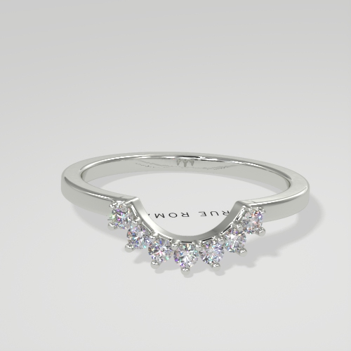 Prong Six Stone Tiara Band