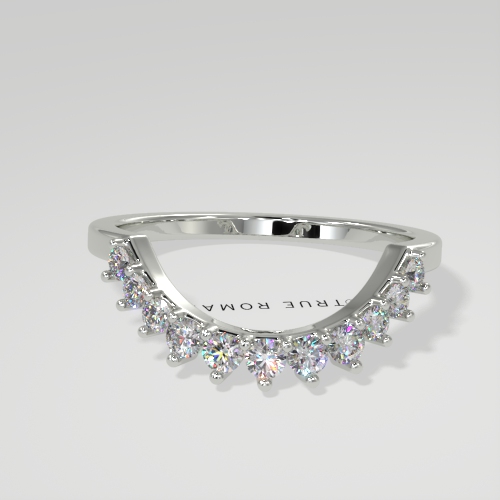 Prong Eleven Stone Tiara Band