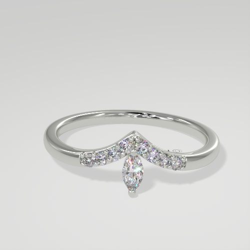 Small Marquise Tiara Band