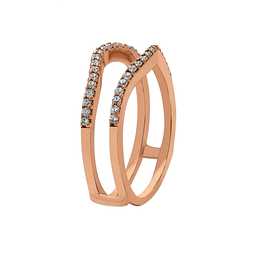 Colorless Lab Diamond Whisper Thin Ring Jacket