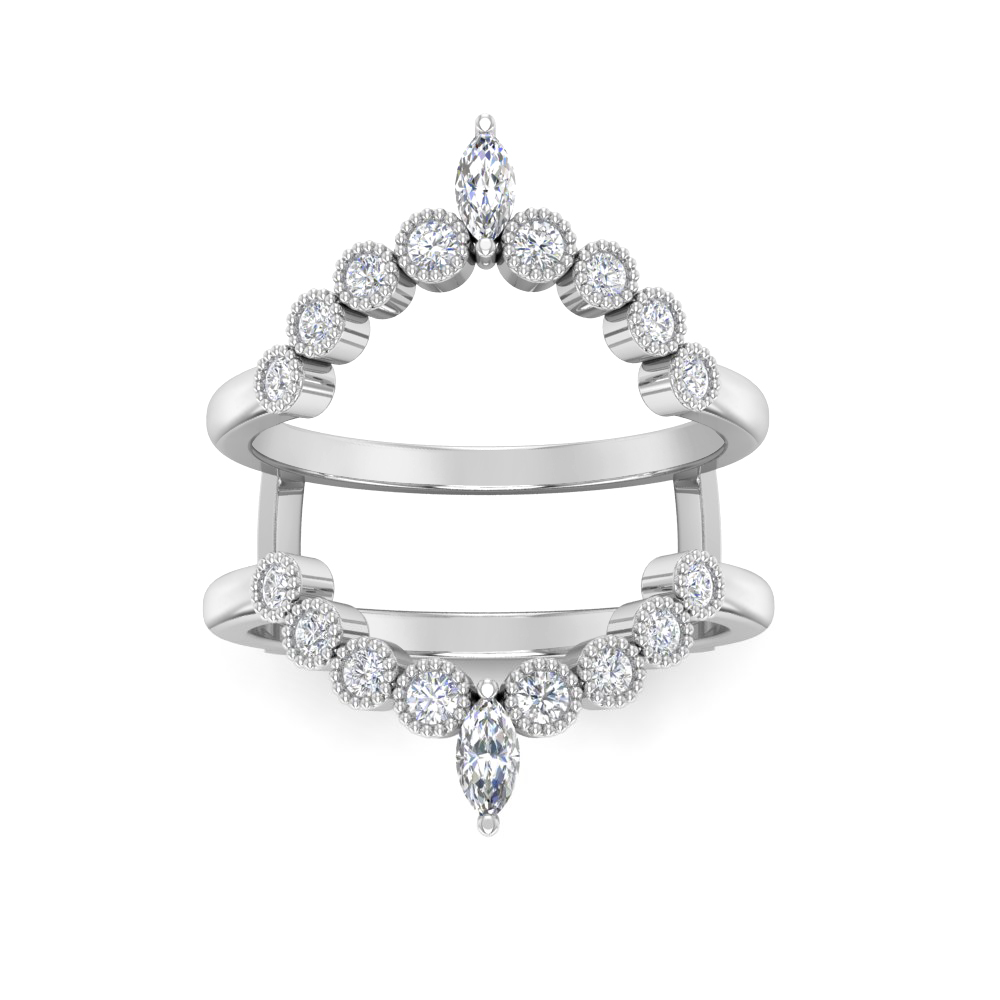 14K Rose Gold Ring Guard RG359/GRG