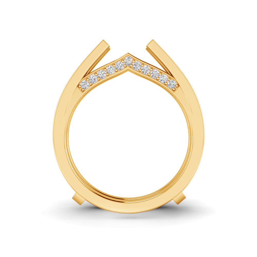 14K Yellow Gold Ring Guard RG441/HYG