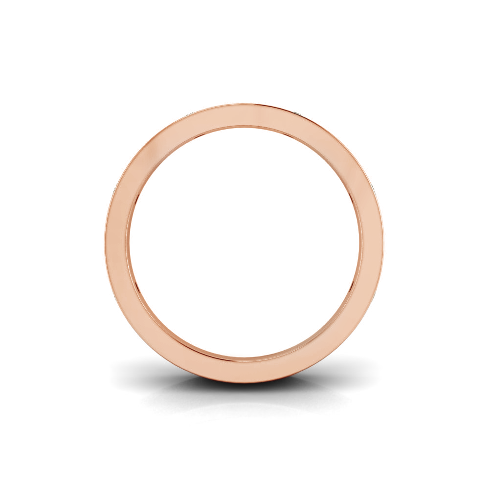 Colorless Moissanite Love Ring