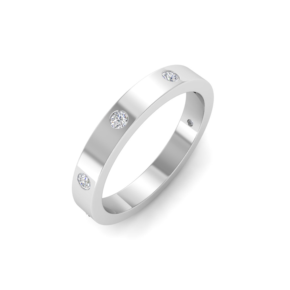 Near Colorless Lab Diamond Love Ring