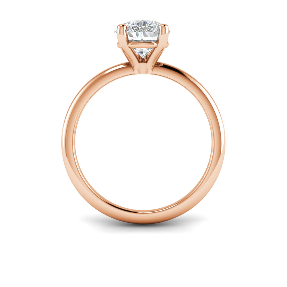 .75 Ct Pear Near Colorless Lab Diamond Solitaire Engagement Ring