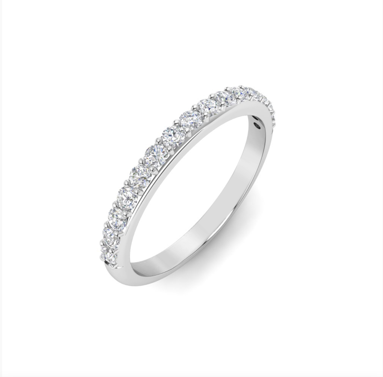 Near Colorless Lab Diamond Classic Stackable Band