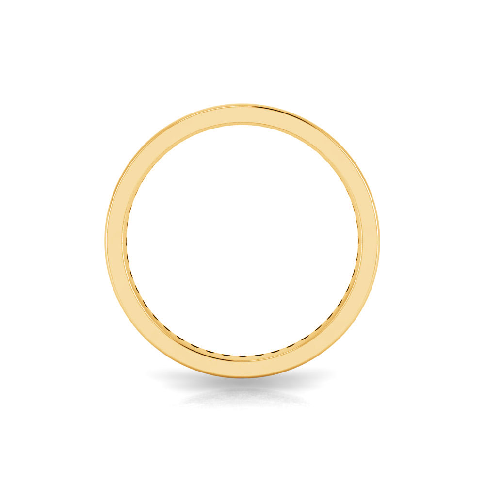 .50 Ctw Colorless Moissanite Channel Set Eternity Ring