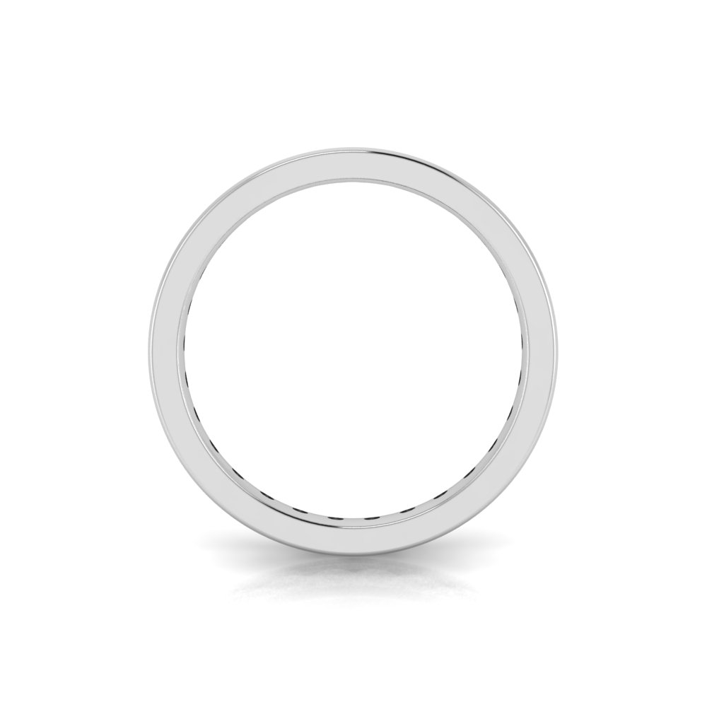 1 Ctw Colorless Moissanite Channel Set Eternity Ring