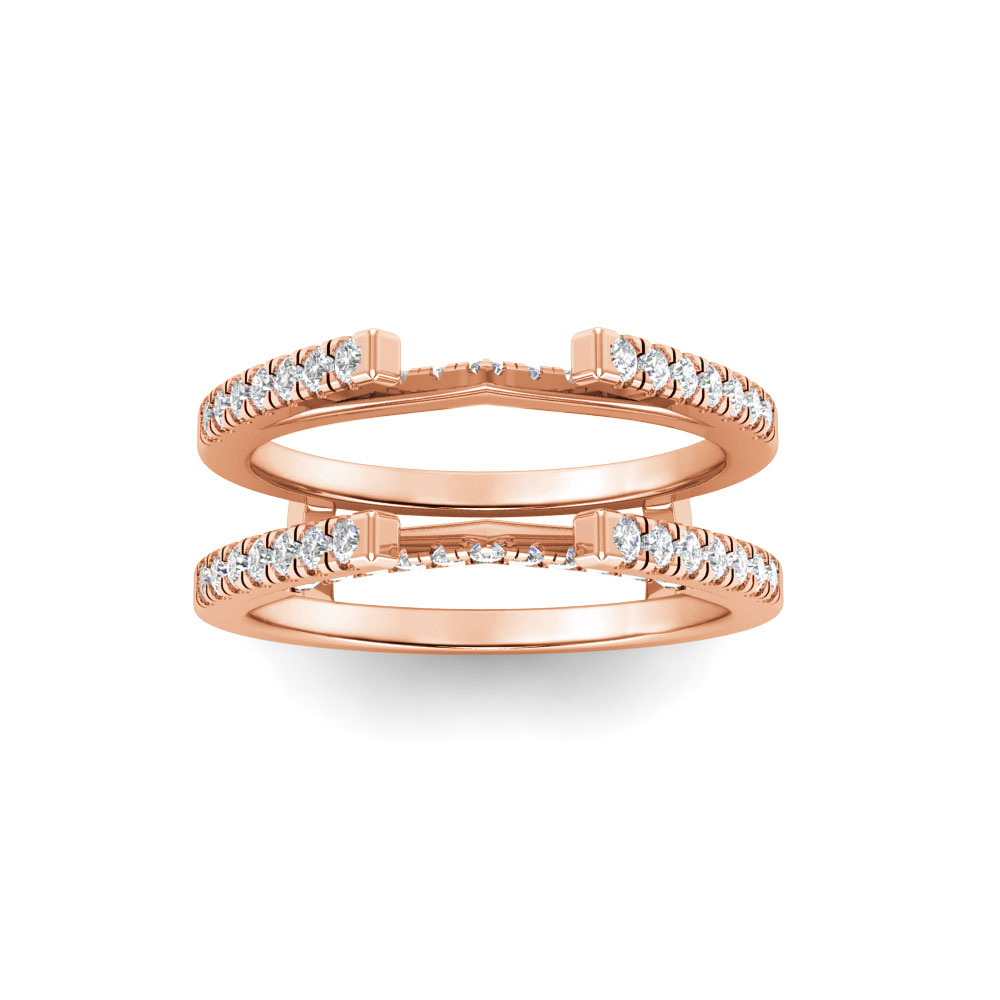 Colorless Moissanite Surprise Gala Pavé Band Jacket