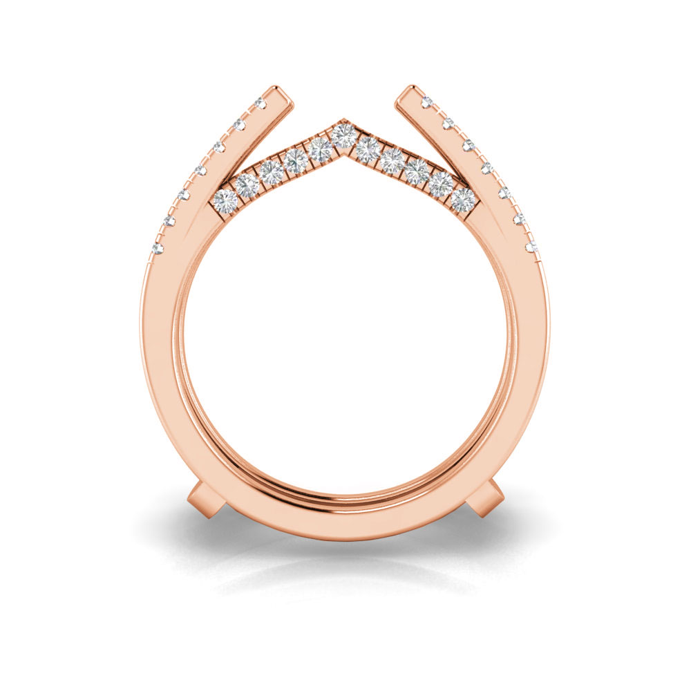 Colorless Moissanite Surprise Gala Pavé Band Jacket