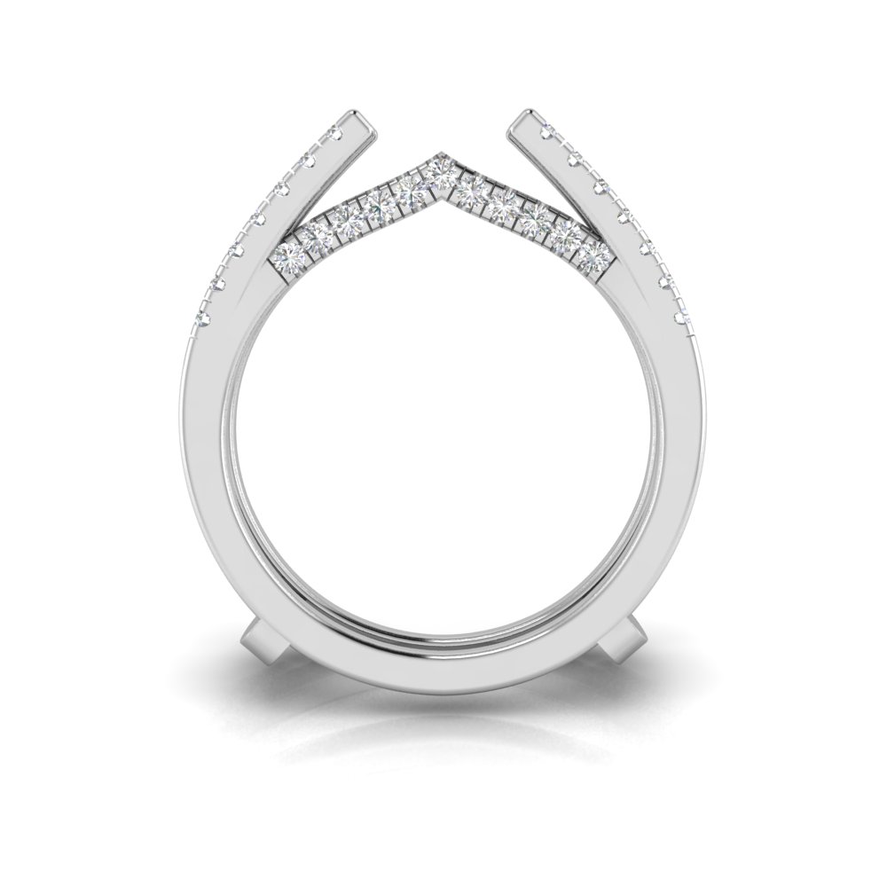 Colorless Moissanite Surprise Gala Pavé Band Jacket