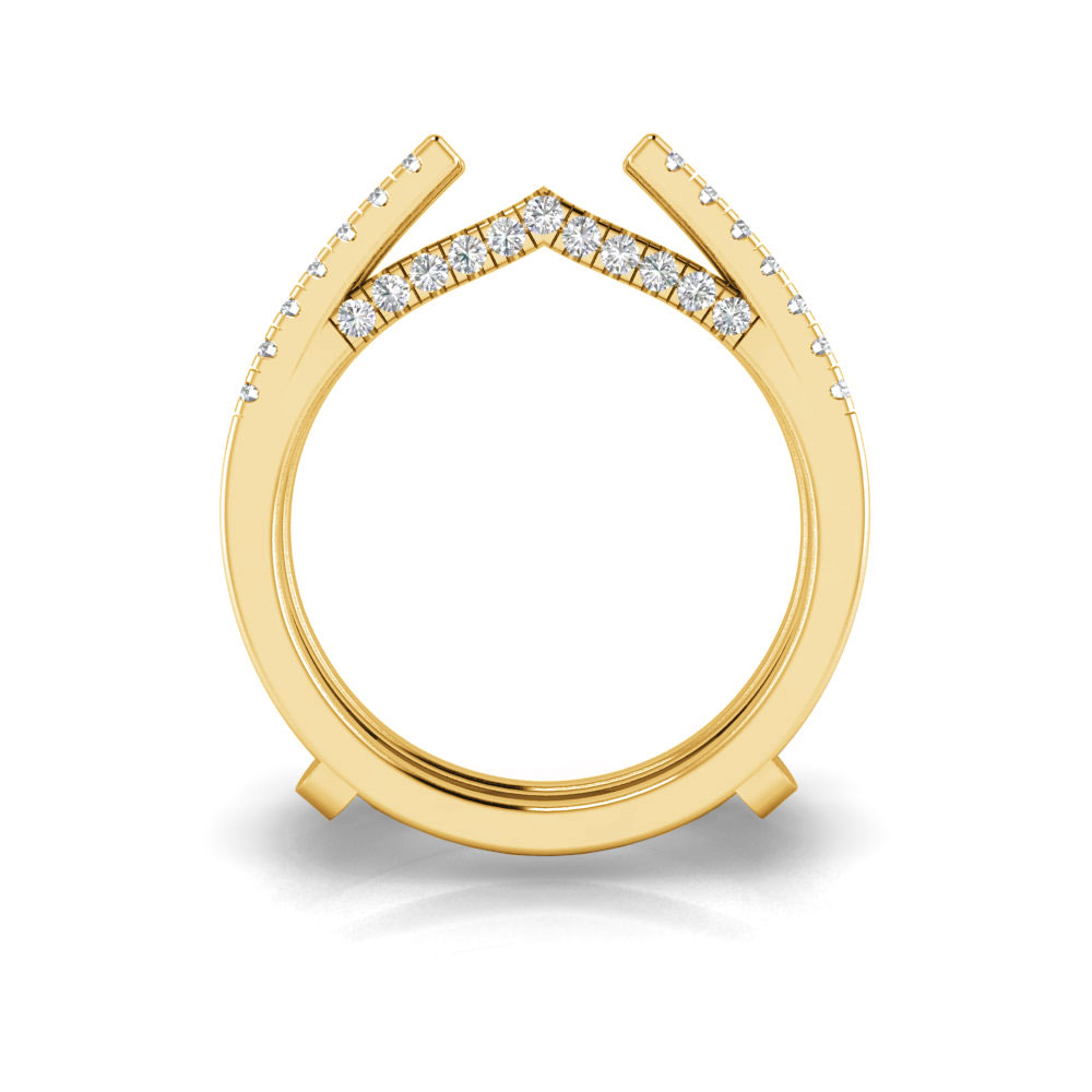 Colorless Moissanite Surprise Gala Pavé Band Jacket