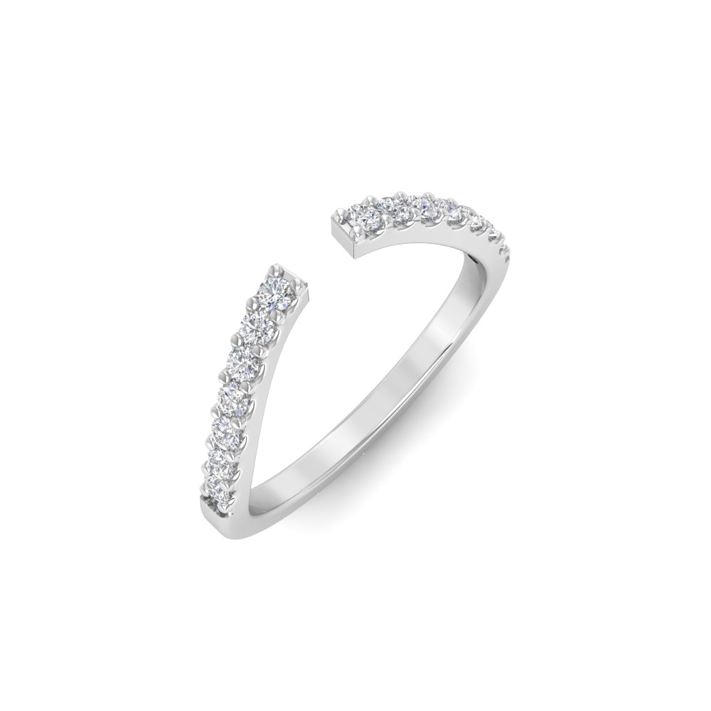 14K White Gold Wedding Band WR2240/E