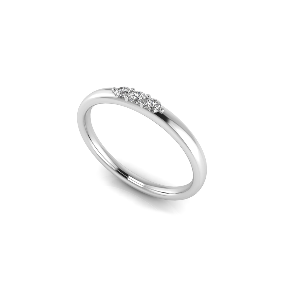 14K Modern Triple Round Tiara Band WR2017/B